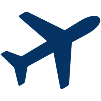 Blue Plane Icon